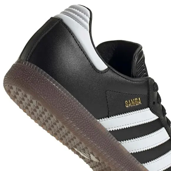 NWT Adidas Samba Indoor Shoes men Black/White/Red size 12.5